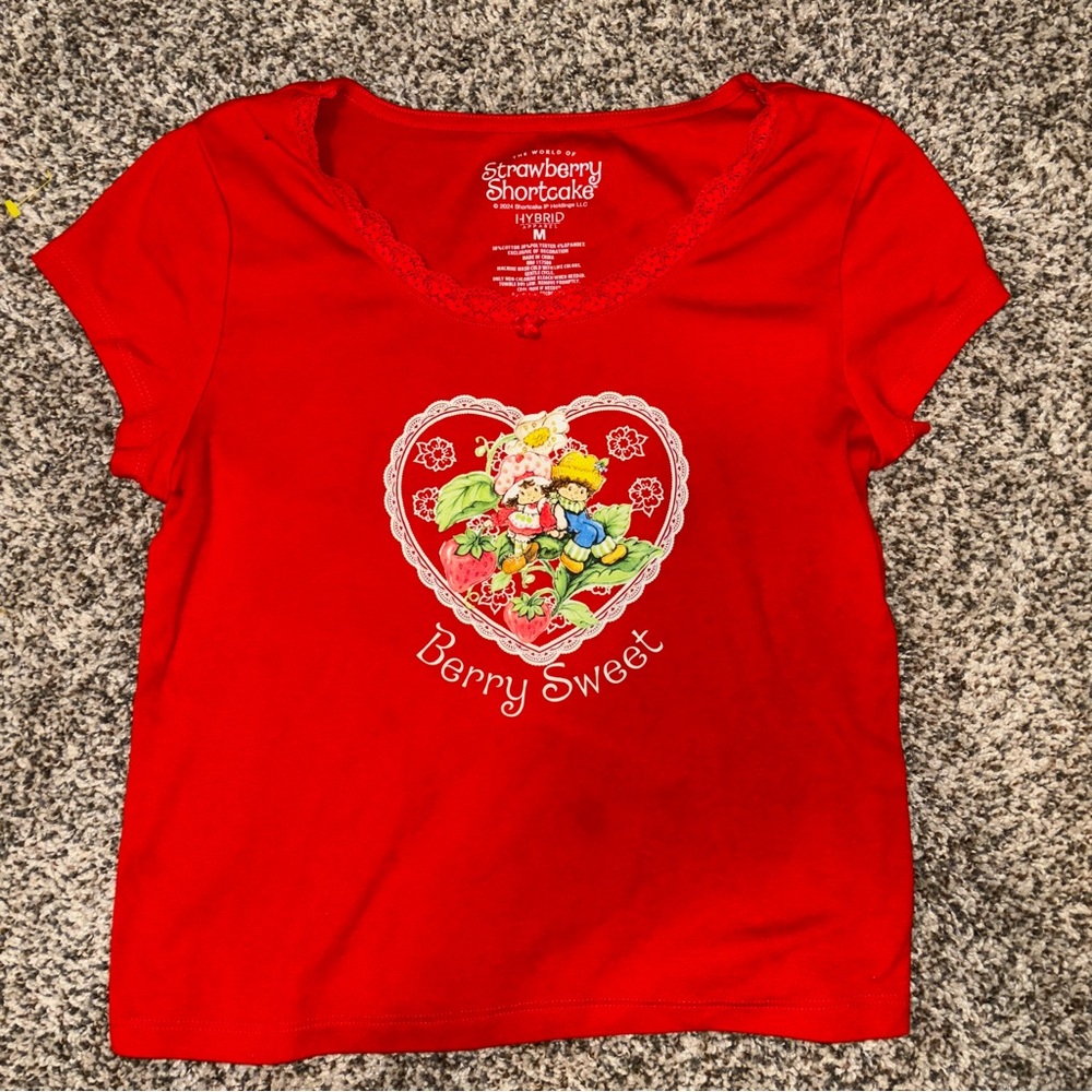 Vintage Strawberry Shortcake Red Berry Sweet Tee